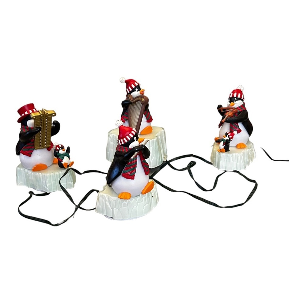Vintage‎ 2006 Mr. Christmas "Penguin Players"